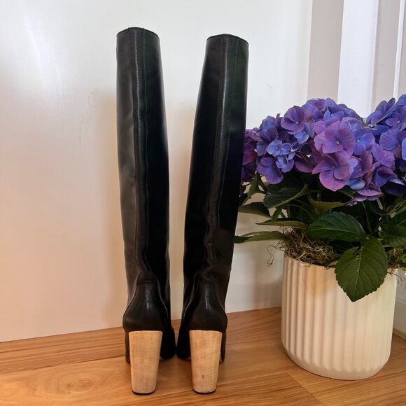 Rachel Comey Tall Black Carta Boots - Picture 6 of 10